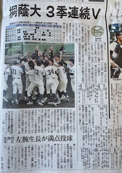 桐蔭横浜大　白山シニア　7期　生長蓮