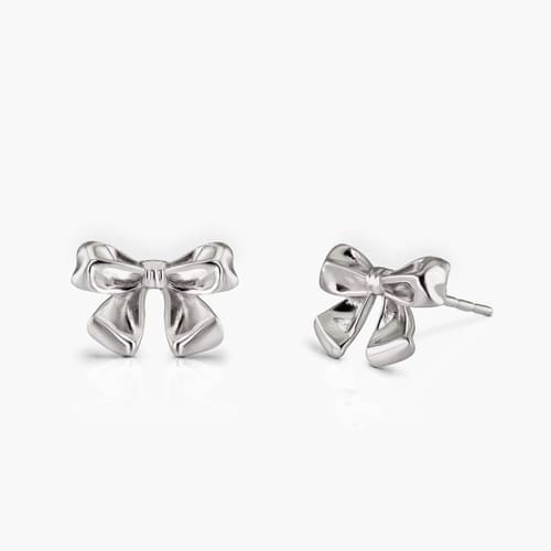 Schleifen Ohrringe 925er Sterling Silber