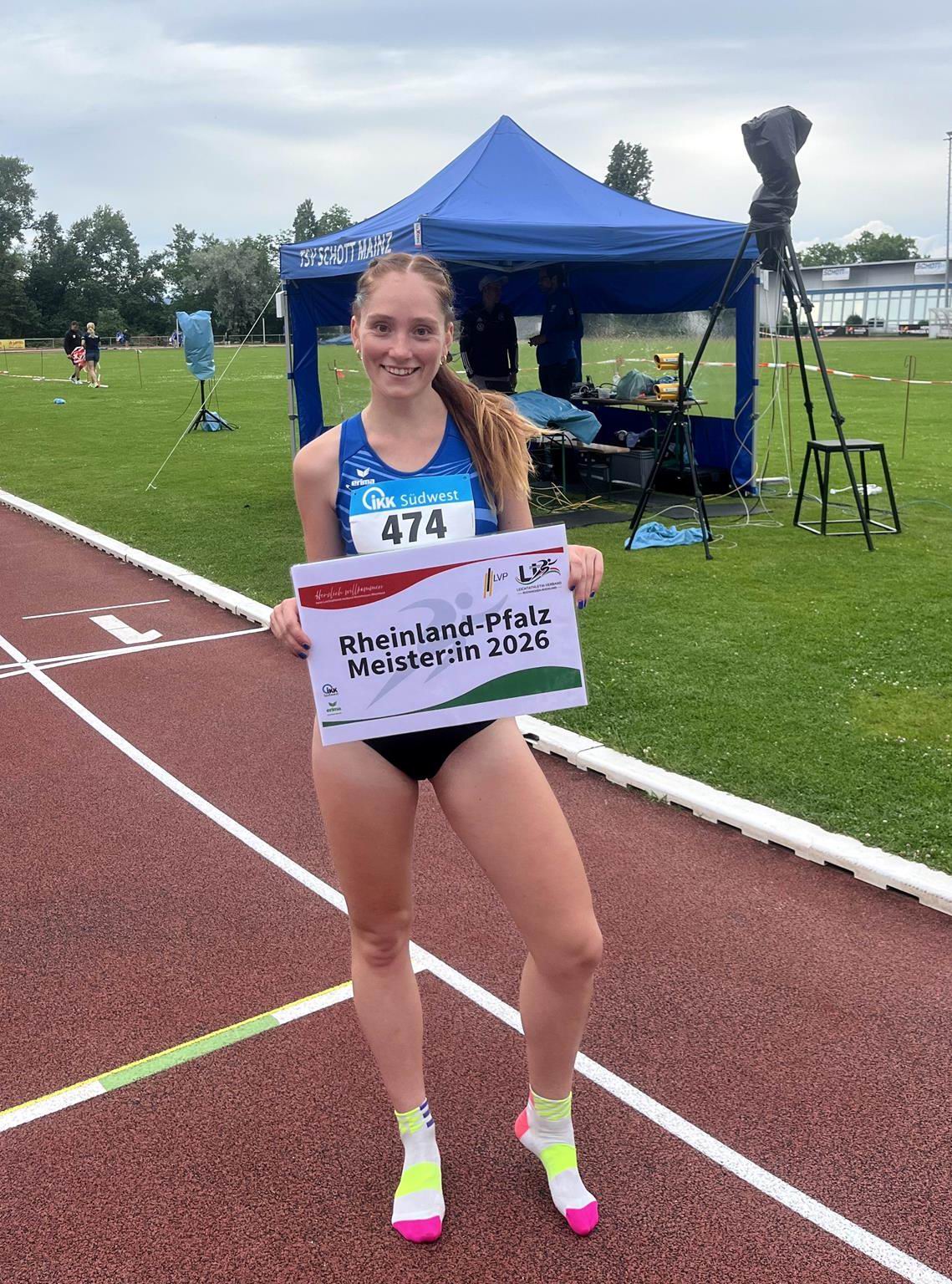 RLP Meisterin 5000 m