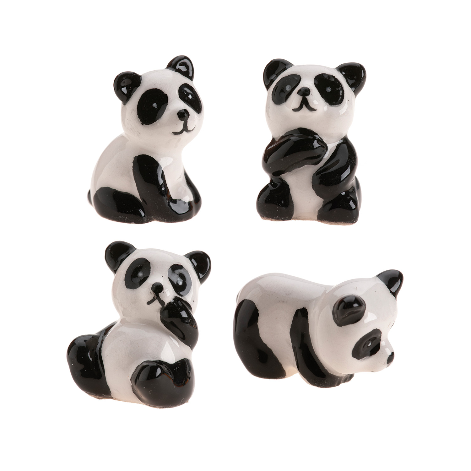 Figurines céramique Pandas
