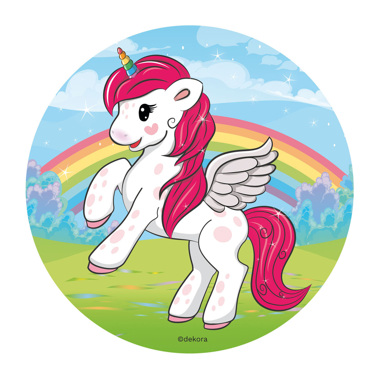 Disque comestible Licorne