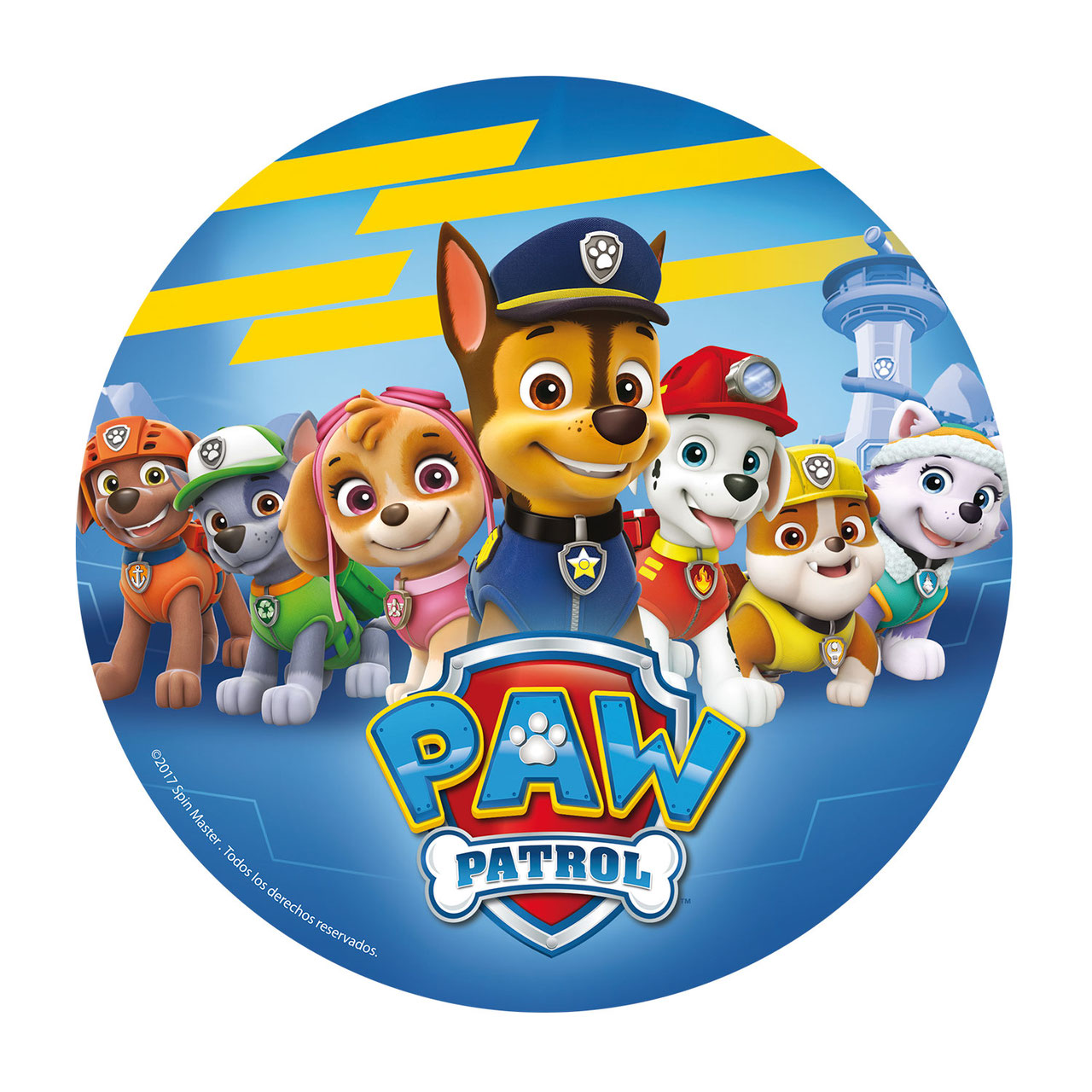 Disque comestible Pat Patrouille
