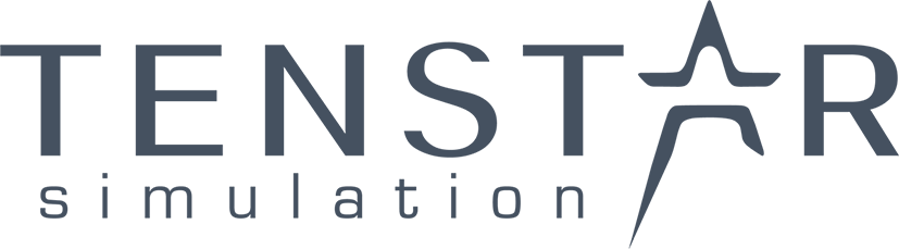 Simulateurs de conduite de Tenstar Simulation sur le stand Atlantique Formations.