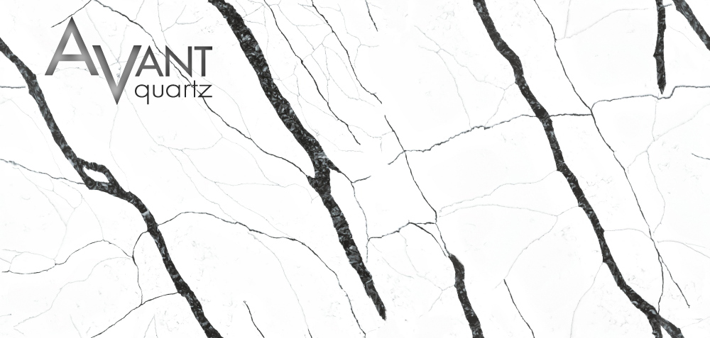 white and black quartz