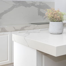 Laminam worktop in white