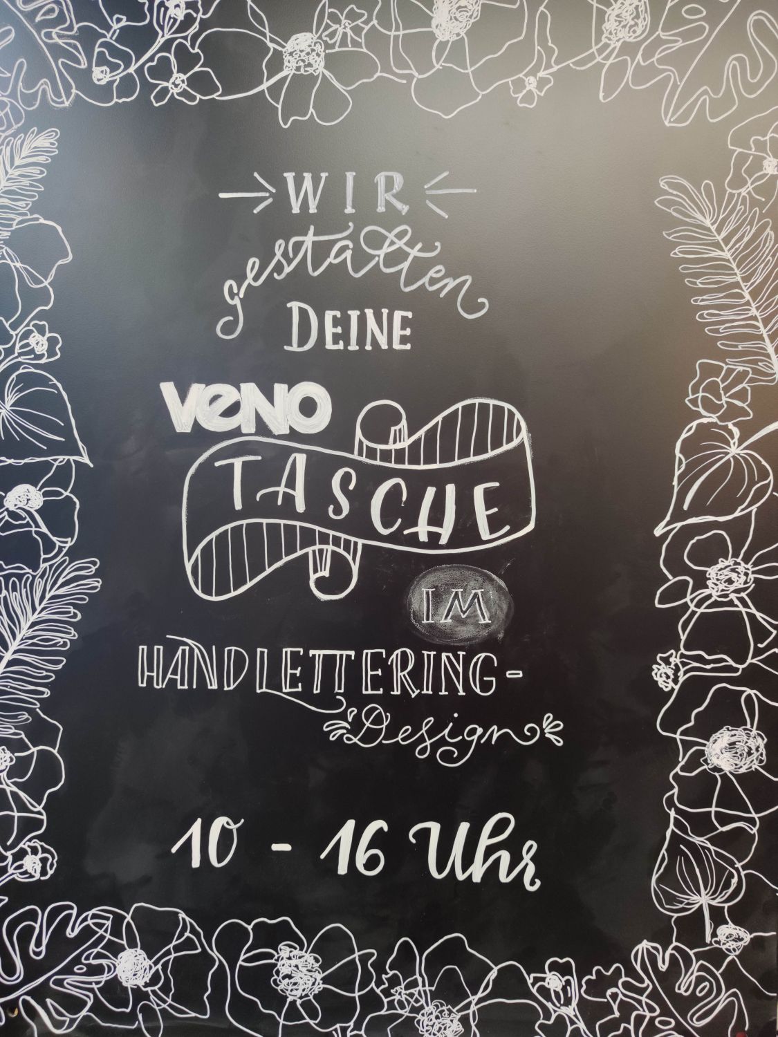 Handlettering Tafelgestaltung für Messen