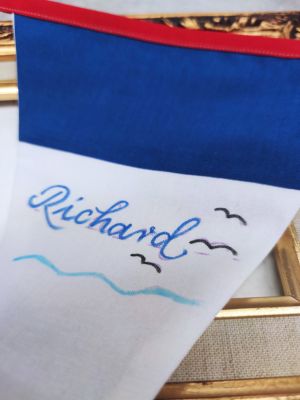Kundenbindung, Brandactivation, Event Handlettering auf Stoff, Süddeutschland, Stuttgart, Sigrid Bengel, Schrift und Kunst