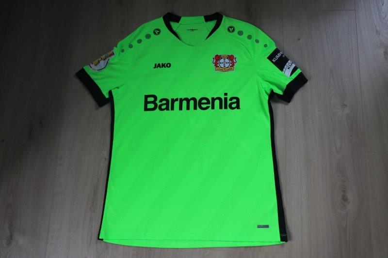 Bayer Leverkusen Torwarttrikot 2020/21 • Nr. 21 Lennart Grill • DFB-Pokal