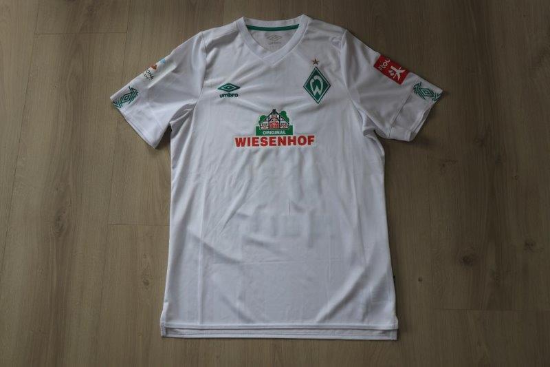 SV Werder Bremen 2019/20 Away Sonderpatch "Corona Warn-App" Third, Nr. 36 Groß (Matchvorberitet gg. Mainz 20.06.20)