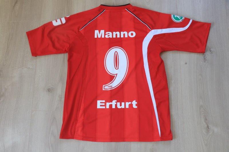 Rot Weiß Erfurt Heimtrikot 2011/12 • Nr. 9 Manno • Matchworn