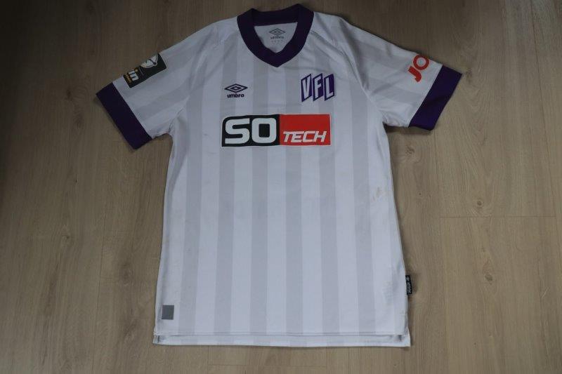 Auswärtstrikot 2022/23 • Nr. 9 Erik Engelhardt • Matchworn gegen Saarbrücken 04.03.2023