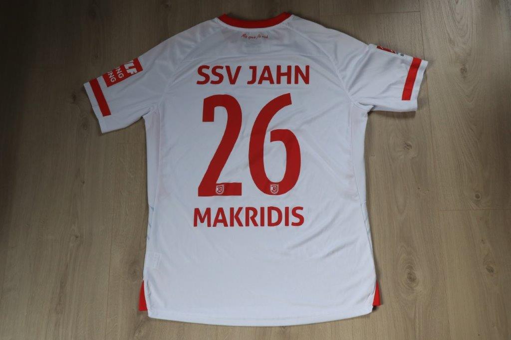 SSV Jahn Regensburg Heimtrikot 2022/23 • Nr. 26 Charalampos Makridis • Matchworn