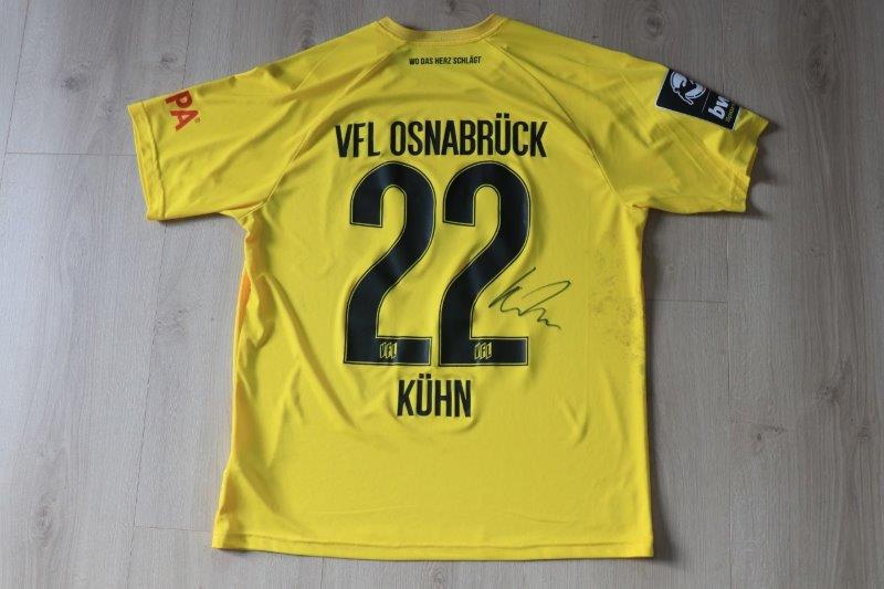 Torwarttrikot 2021/22 • Nr. 22 Philipp Kühn • signiert • Matchworn gegen Wiesbaden 22.01.2022