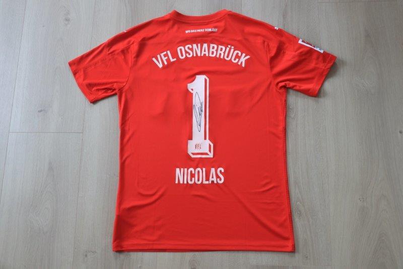 VfL Osnabrück 2020/21 Torwart signiert, Nr. 1 Nicolas (Matchworn)