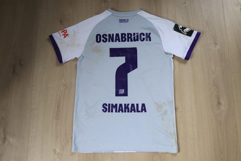  Auswärtstrikot 2024/25 • Nr. 7 Ba-Muaka Simakala • Matchworn gegen Bielefeld 20.10.2024