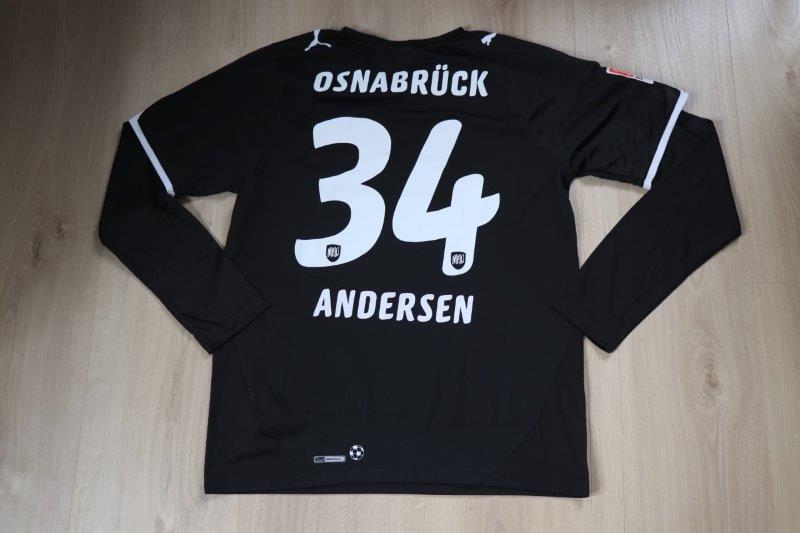 Ausweichtrikot 2010/11 • Nr. 34 Kristoffer Andersen • Matchworn