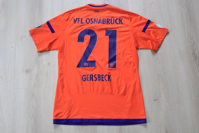 VfL Osnabrück 2017/18 Torwart, Nr. 21 Gersbeck (Matchworn DFB-Pokal gg. Nürnberg 25.10.17)