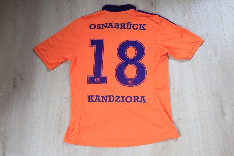 Ausweichtrikot 2013/14 • Nr. 18 Marcel Kandziora • Matchworn Saisonvorbereitung 14/15