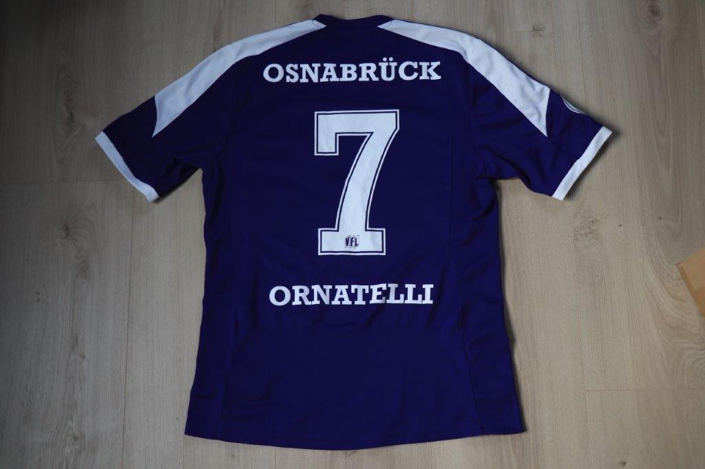 Heimtrikot 2013/14 • Nr. 7 Massimo Ornatelli • Matchworn DFB-Pokal gegen Union Berlin 25.09.2013