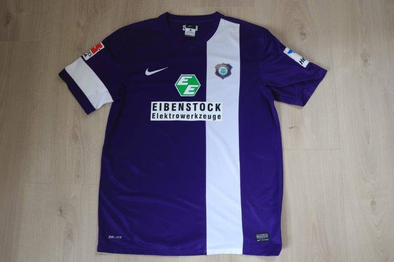 Erzgebirge Aue 2013/14 Heim, Nr. 3 Nickenig (Matchworn)