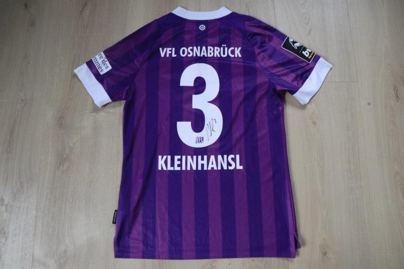 Heimtrikot 2022/23 "wir sind die Osnabrücker" • Nr. 3 Florian Kleinhansl • Matchworn gegen Schalke 04 22.12.2022