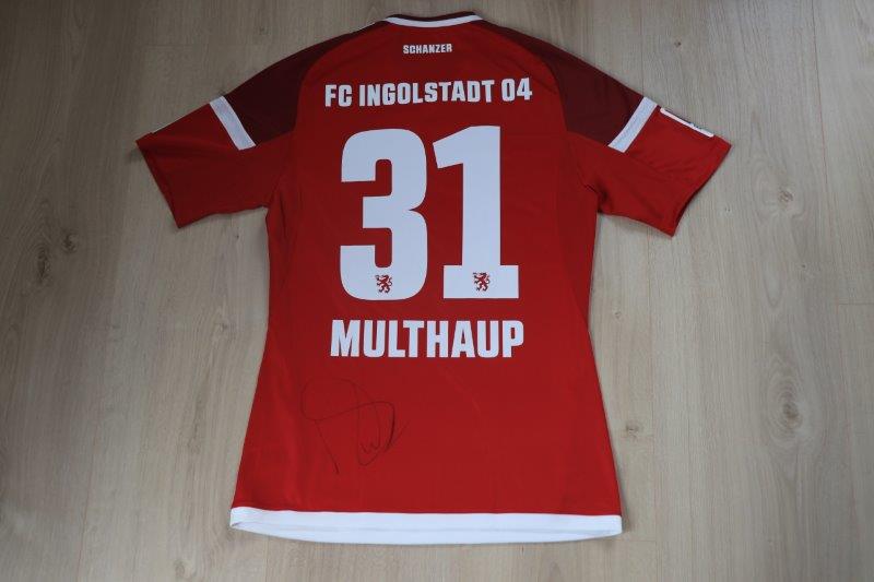 FC Ingolstadt Heimtrikot 2016/17 • Nr. 31 Maurice Multhaup • Matchworn