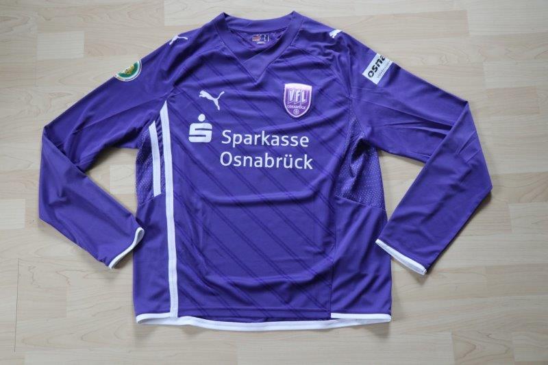 VfL Osnabrück Heim, DFB-Pokal 10.02.10 Schalke, Nr. 30 Hansen (Matchworn)