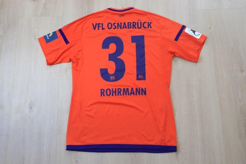 VfL Osnabrück 2017/18 Torwart, Nr. 31 Rohrmann (Matchvorbereitet)