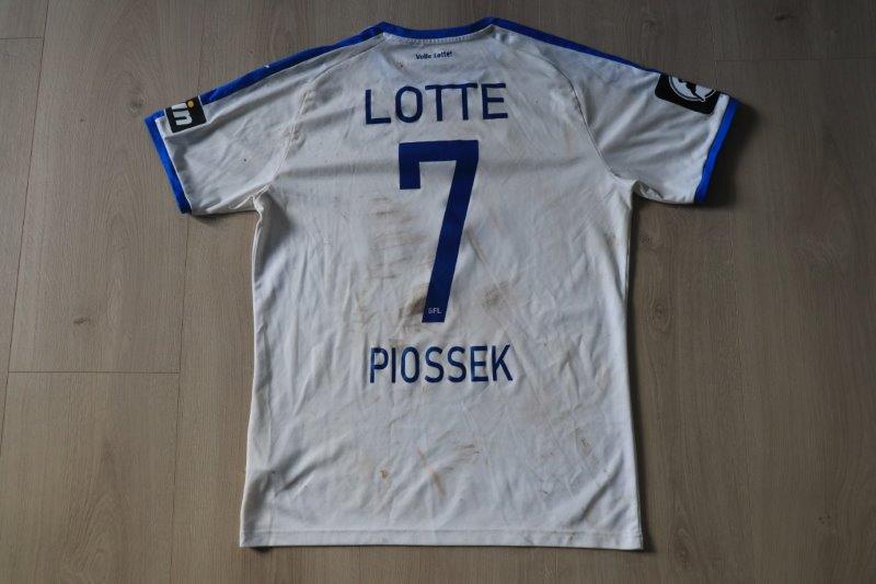 Sportfreunde Lotte 2018/19 Heim, Nr. 7 Piossek (Matchworn)