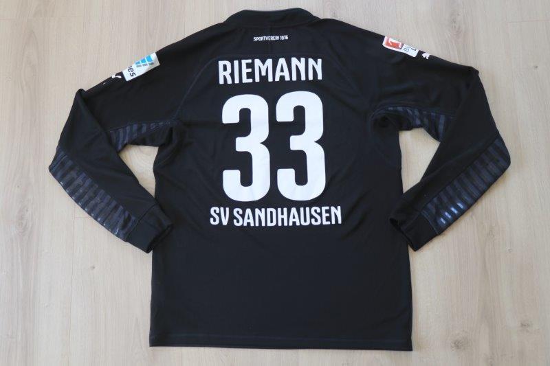 SV Sandhausen 2014/15 Torwart, Nr. 33 Riemann (Matchworn)