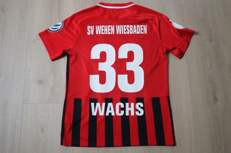 SV Wehen Wiesbaden 2018/19 Heim, Nr. 33 Wachs (DFB-Pokal Matchworn)