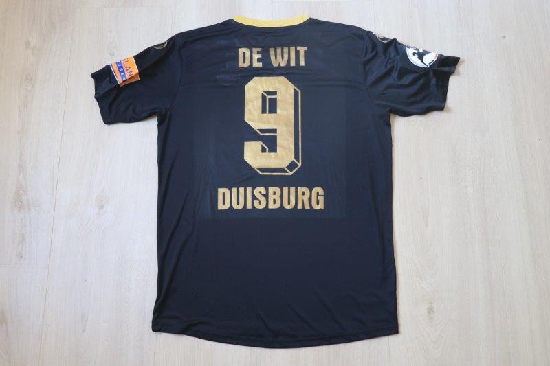 MSV Duisburg 2014/15 Away, Nr. 9 De Wit (Matchworn/-vorbereitet)