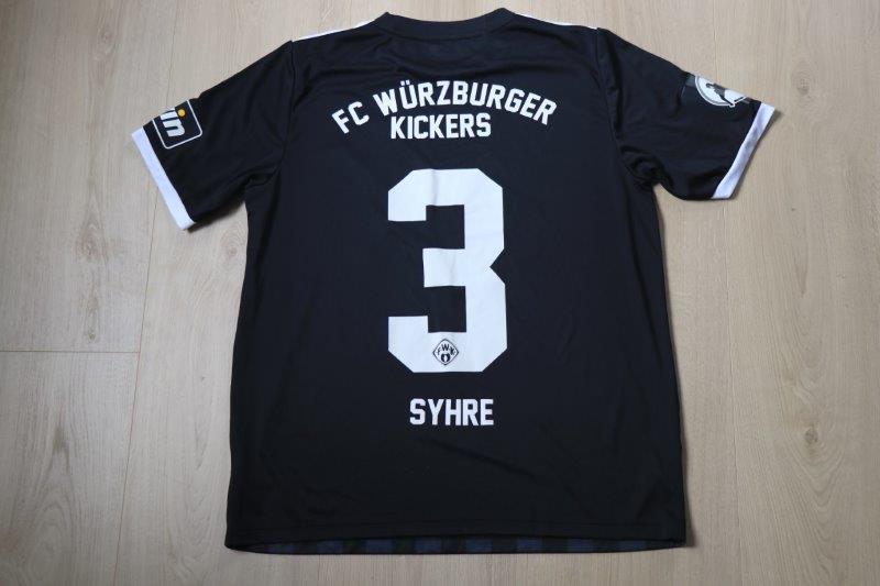 Würzburger Kickers 2018/19 Third, Nr. 3 Syhre (Matchworn)