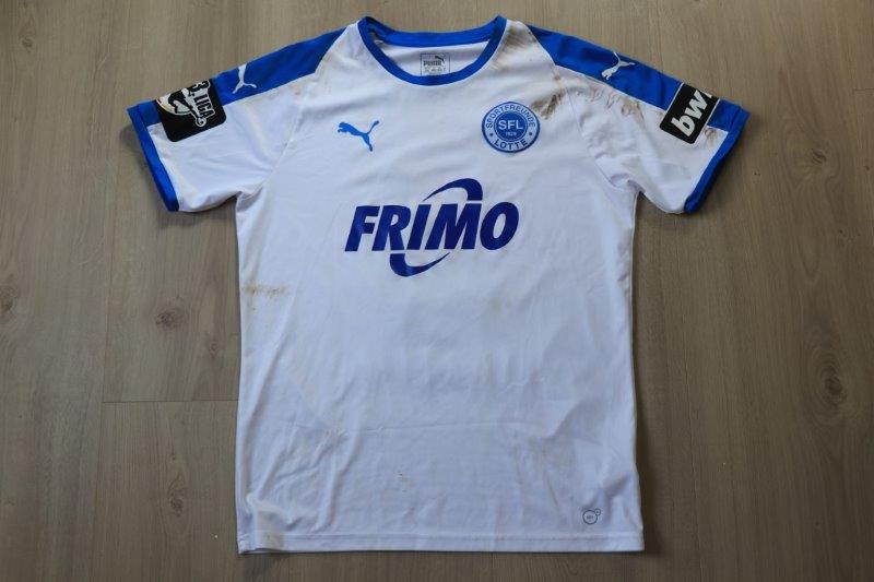 Sportfreunde Lotte 2018/19 Heim mit Autogramm, Nr. 8 Reimerink (Matchworn gg. VfL Osnabrück 20.10.18)