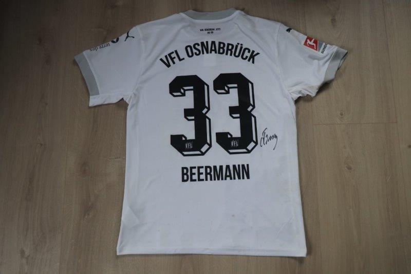  Sondertrikot "Bremer Brücke" 2020/21 • Nr. 33 Timo Beermann • signiert • Matchworn gegen Kiel 24.04.2021