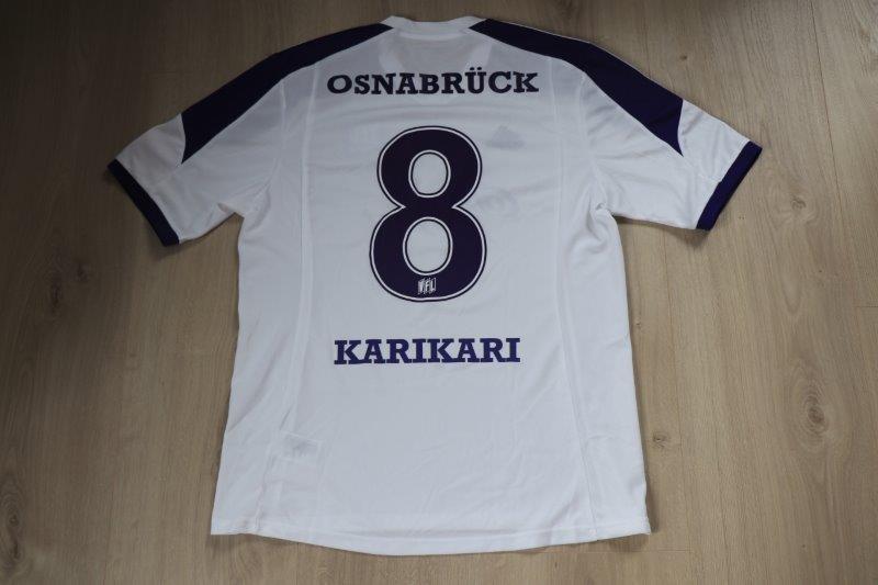 Auswärtstrikot 2013/14 • Nr. 8 Jeremy Karikari • Matchworn