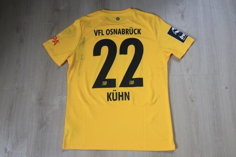 Torwarttrikot 2022/23 • Nr. 22 Philipp Kühn • Matchworn gegen Freiburg II 18.09.2022
