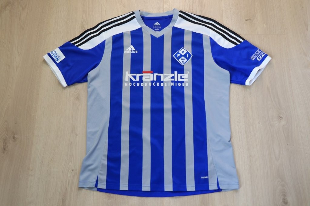 FV Illertissen II Auswärtstrikot 2015/16 • Nr. 45 Andreas Spann • Matchworn