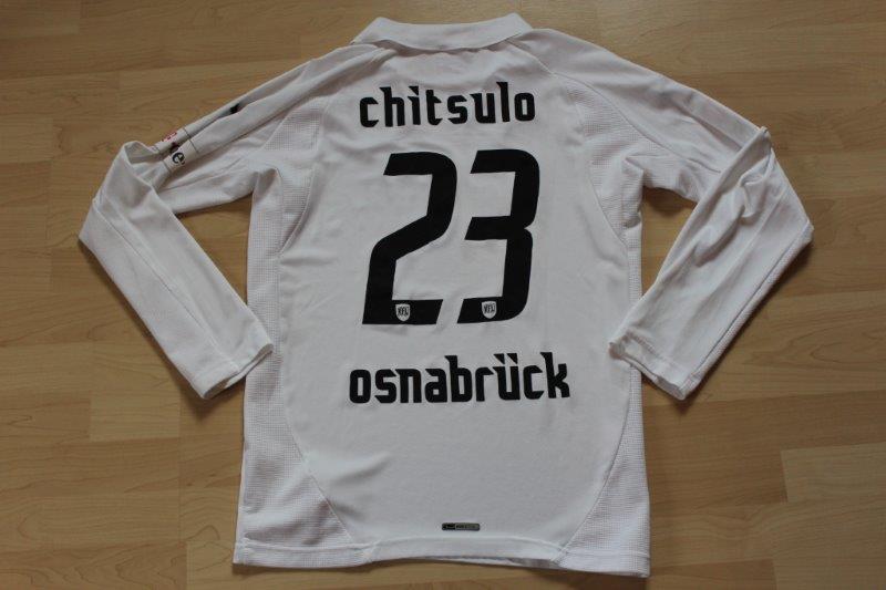 VfL Osnabrück 2007/08 Away Langarm, Nr. 23 Chitsulo (Matchworn)