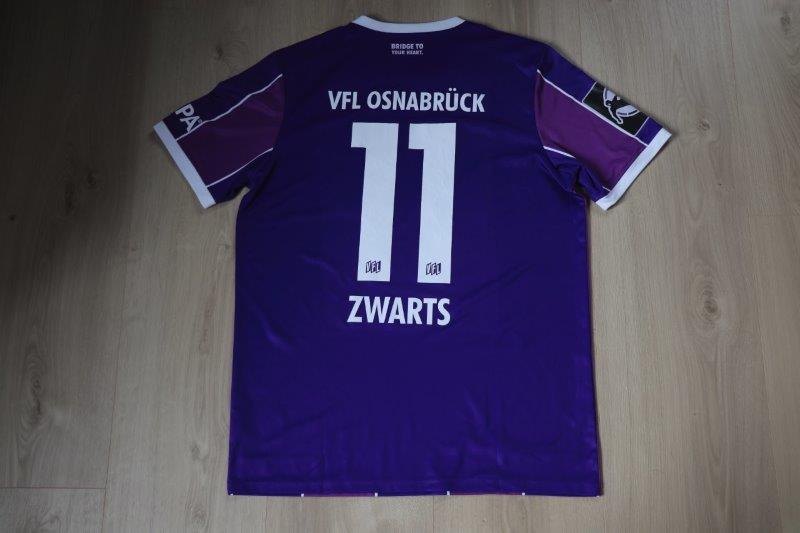 Heimtrikot 2023/24 • Nr. 11 Joël Zwarts • Matchworn Saisonvorbereitung 24/25