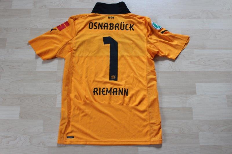 VfL Osnabrück 2012/13 Torwart, Nr. 1 Riemann (Matchworn aus dem Spiel Chemnitz - Osnabrück, 22.09.2012)