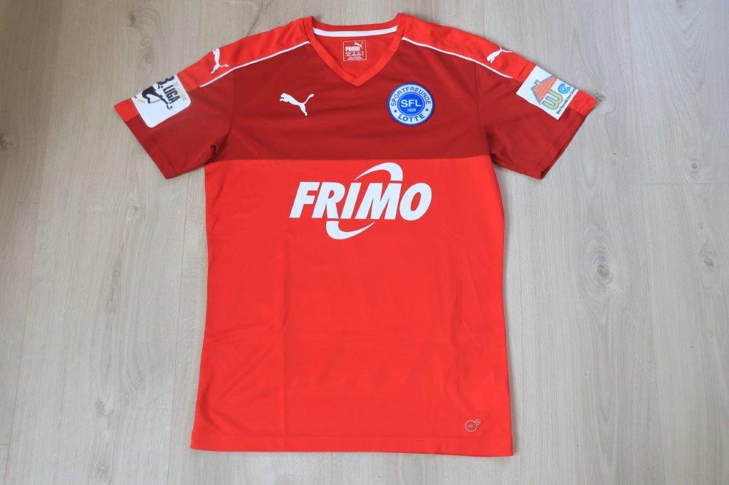 Sportfreunde Lotte Auswärtstrikot 2017/18 • Nr. 19 Kevin Freiberger • Matchworn