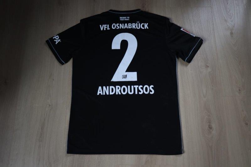  Ausweichtrikot 2023/24 • Nr. 2 Athanasios Androutsos • Matchworn Premierenspiel gegen Karlsruhe 19.01.2024
