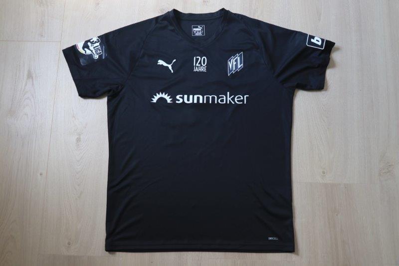 ﻿VfL Osnabrück 2018/19 Sondertrikot "120 Jahre VfL Osnabrück" signiert, Nr. 14 Amenyido (Matchworn gg. Aalen 20.04.19)