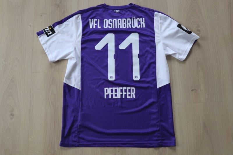 VfL Osnabrück 2018/19 Heim, Nr. 11 Pfeiffer (Matchworn gg. Jena 16.03.19)