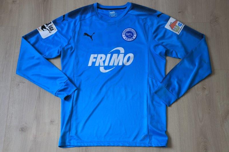 Sportfreunde Lotte 2017/18 Torwart mit Autogramm, Nr. 1 Buchholz (Matchworn gg. Preußen Münster 05.05.18)