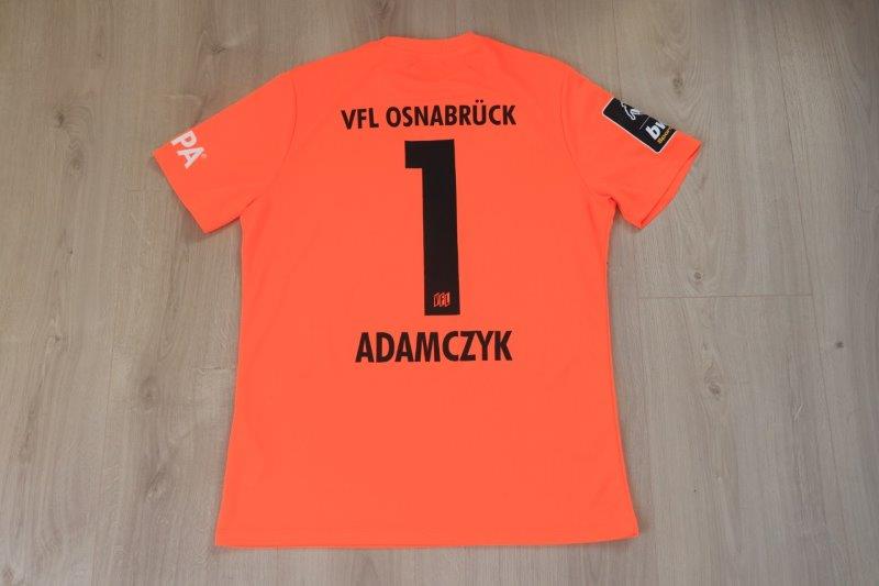 Torwarttrikot 2022/23 • Nr. 1 Daniel Adamczyk • Derbymatchworn gegen Meppen 12.11.2022