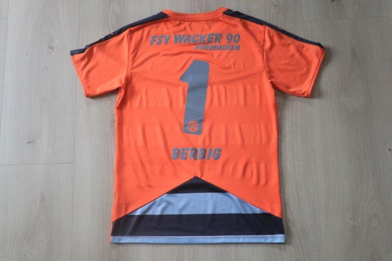 FSV Wacker Nordhausen 2017/18 Torwart, Nr. 1 Berbig (Matchworn)