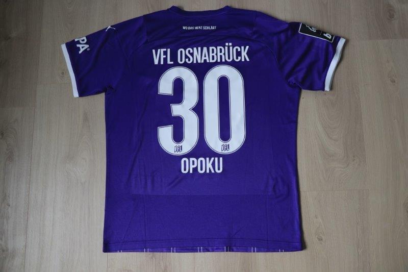  Heimtrikot Weihnachtsbaum 2021/22 • Nr. 30 Aaron Opoku • Nr. 30 von 100