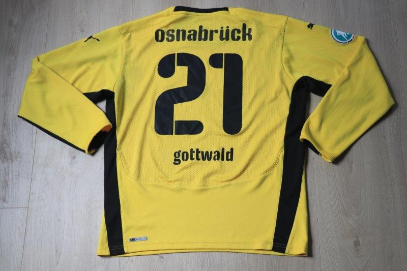 VfL Osnabrück 2009/10 Torwart, Nr. 21 Gottwald (Matchworn)